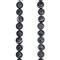 12 Pack: Black & White Eye-Dot Glass Round Beads, 10mm by Bead Landing™